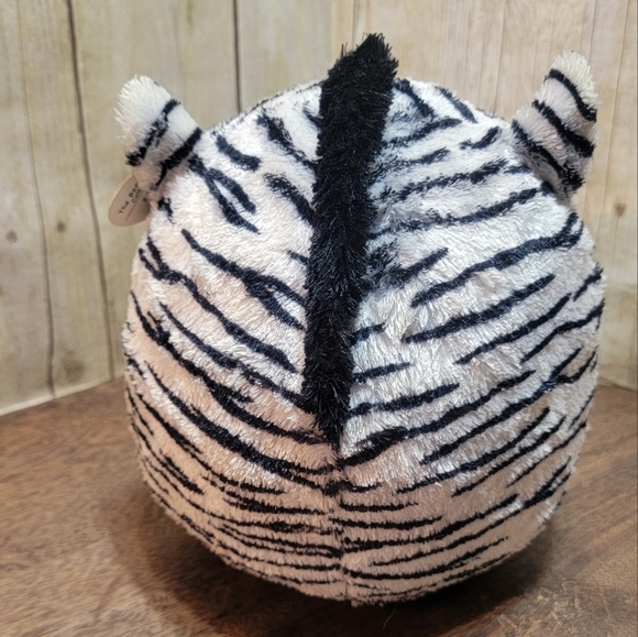 Ty BEANIE BALLZ OASIS Zebra Plush Toy 12" - Picture 3 of 7
